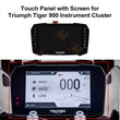 7" Display with Touch Screen for Triumph Tiger 900 Instrument Cluster