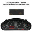 Display for BMW 3-Series E36 and Z3 E36/7 Instrument Cluster