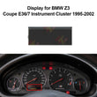 Display for BMW 3-Series E36 and Z3 E36/7 Instrument Cluster