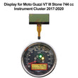 Display for Moto Guzzi V7 III and V9 Instrument Cluster