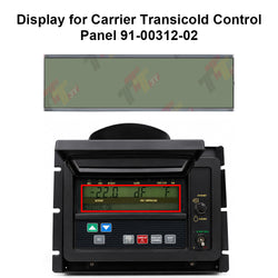 Display for Carrier Transicold Control Panel 91-00312-02