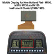 Middle Display for New Holland / Ford PowerStar 40, 60 Gemini, TM / TS, TN / TN-A, Fiat M-Series and Case IH MXM Instrument Cluster
