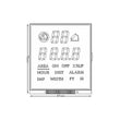 Right Display for New Holland / Ford PowerStar 40, 60 Gemini, TM / TS, TN / TN-A, Fiat M-Series and Case IH MXM Instrument Cluster