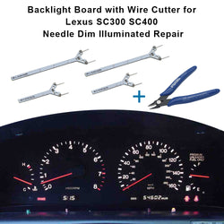 Backlight Board +Wire Cutter for Lexus SC400 SC300 Needle Dim Illuminated Repair