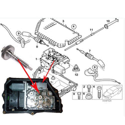 Metal Parking Brake 40 teeth Gear for BMW 7-Series BMW E65 E66 745i 750i 760Li