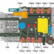 Y3/8n1 & Y3/8n2 + Punch tool For Mercedes Benz 7G Auto Transmission 722.9 Sensor