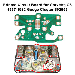 Printed Circuit Board for Corvette C3 1977-1982 Gauge Cluster 602505