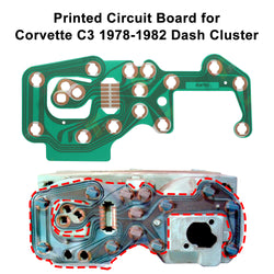Printed Circuit Board for Corvette C3 1978-1982 Dash Cluster 25023577