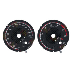 Gauge Face for Mercedes W166 X166 W164 W463 Instrument With Red Color Scale Mark