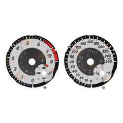 Gauge Face for Mercedes W166 X166 W164 W463 Instrument Cluster 260KM/H Grey