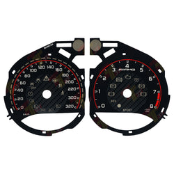Mercedes C-Class C63 C200L, GLC260 Upgarde AMG Gauge Face. Carbon Fiber Material