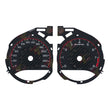 Mercedes C-Class C63 C200L GLC260 AMG Gauge Face Carbon Fiber, 280KM/H Red Scale