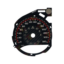 Mercedes C-Class C63 C200L, GLC260 Upgarde AMG Gauge Face. Carbon Fiber Material