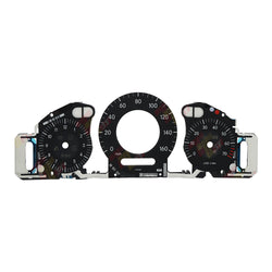 Gauge Face Overlay for Mercedes W211 W209 C219 Instrument Cluster 160MPH Black