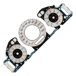Gauge Face Overlay for Mercedes W211 W209 C219 Instrument Cluster 260KM/H White