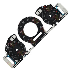 Gauge Face Overlay for Mercedes W211 W209 C219 Instrument Cluster 160MPH Black