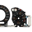 Gauge Face Overlay for Mercedes W211 W209 C219 Instrument Cluster 260KM/H Black