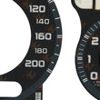 For Mercedes E-Class E320 E350 E500 E55 E63 W209 W211 C219 AMG Gauge Face 200MPH