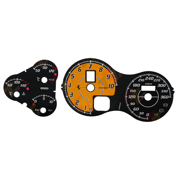 Gauge Face for Ferrari 360 Instrument Cluster 360KM/H