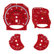 Gauge Face for Porsche911 Carrera 991/Cayenne 958/Panamera 970 Turbo 250KM/H Red
