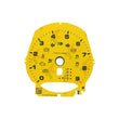 Gauge Face for Porsche 911 Carrera 991/Cayenne 958/Panamera 970 330KM/H Yellow