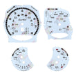 Gauge Face for Porsche Carrera 991/Cayenne 958/Panamera 970 Turbo 300KM/H White