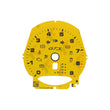 Gauge Face for Porsche Carrera 991/Cayenne 958/Panamera 970 GTS 330KM/H Yellow