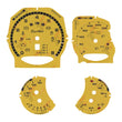 Gauge Face for Porsche Carrera 991/Cayenne 958/Panamera 970 Turbo 300KM/H Yellow