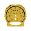Gauge Face for Porsche Carrera 991/Cayenne 958/Panamera 970 Turbo 250KM/H Yellow