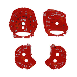 Gauge Face for Porsche 911 Carrera 991/Cayenne 958/Panamera 970 GTS 330KM/H Red