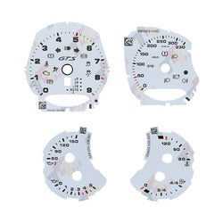 Gauge Face for Porsche Carrera 991/Cayenne 958/Panamera 970 GTS 330KM/H White