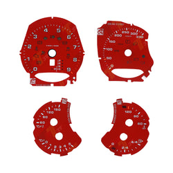 Gauge Face for Porsche 911 Carrera 991/Cayenne 958/Panamera 970 330KM/H Red