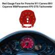 Gauge Face for Porsche 911 Carrera 991/Cayenne 958/Panamera 970 GTS Tachometer