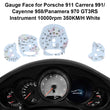 Gauge Face for Porsche Carrera 991/Cayenne 958/Panamera 970 GT3RS 350KM/H White