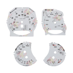Gauge Face for Porsche 911 Carrera 991/Cayenne 958/Panamera 970 300KM/H White