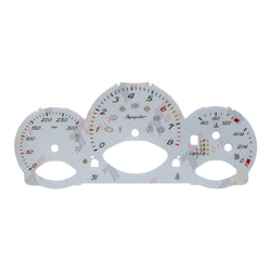 Gauge Face for Porsche 987 Cayman Boxster Spyder Instrument 300KM/H, 8Krpm White