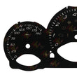 Gauge Face for Porsche 987 Cayman Boxster Instrument 190MPH, 8000rpm Black