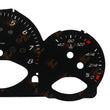 Gauge Face for Porsche 987 Cayman Boxster Instrument 190MPH, 8000rpm Black