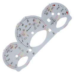 Gauge Face for Porsche 987 Cayman Boxster Spyder Instrument 300KM/H, 8Krpm White