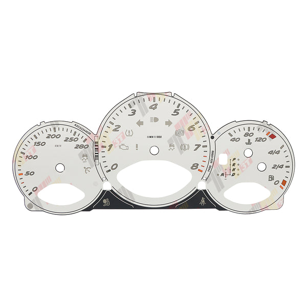 For Porsche 987.2 Boxster 987 C2 Cayman Instrument Cluster Gauge face 280KM/H