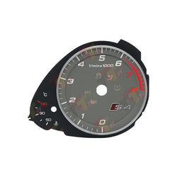 Gauge Face for Audi A4 S4 Magneti Marelli Instrument Cluster Color Grey 300KM/H