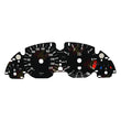 Gauge Face Overlay for BMW E38 E39 E53 X5 Instrument Cluster 320KM/H Color Black