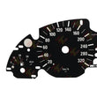 Gauge Face Overlay for BMW E38 E39 E53 X5 Instrument Cluster 320KM/H Color Black