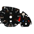 Gauge Face Overlay for BMW E38 E39 E53 X5 Instrument Cluster 320KM/H Color Black