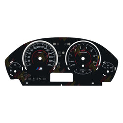 Gauge Face Overlay for BMW F30 F31 F34 F32 F33 F36 3M Instrument Cluster 330KM/H