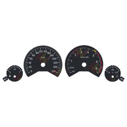 Gauge Face Overlay for BMW F30 F31 F34 F32 F33 F36 Instrument Cluster 330KM/H