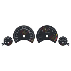 Gauge Face Overlay for BMW F30 F31 F34 F32 F33 F36 Instrument Cluster 260KM/H