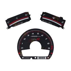 Gauge Face for Honda Civic FA5 FG2 FA1 FD1 Type-R Style Black 9000rpm