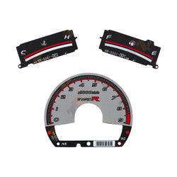 Gauge Face for Honda Civic EX, EX-L, LX, LX-S, DX, DX-VP, Hybrid Type-R Style