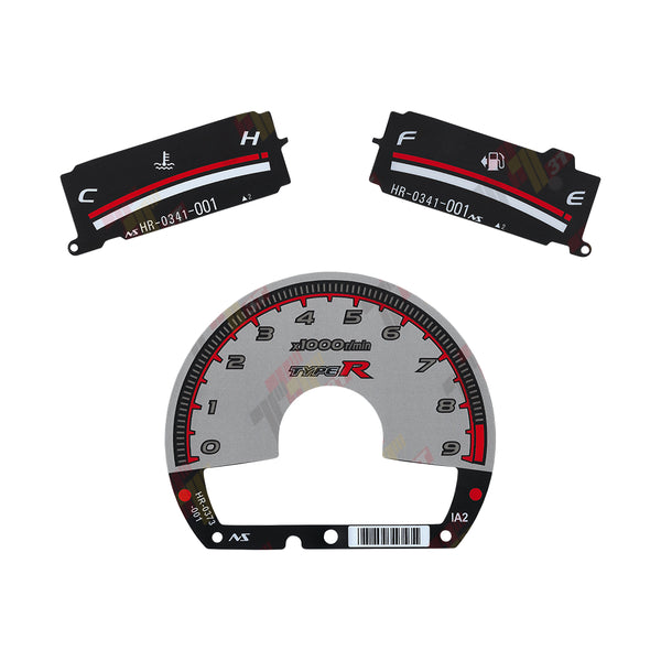 Gauge Face for Honda Civic EX, EX-L, LX, LX-S, DX, DX-VP, Hybrid Type-R Style